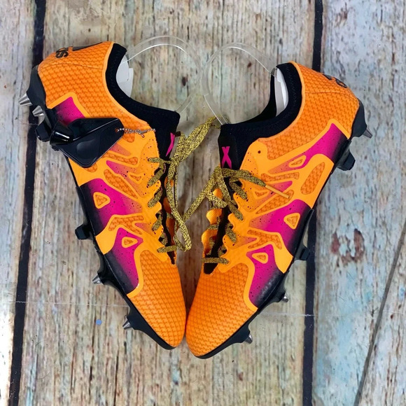 ADIDAS NIB Gold Pink X15+Primeknit Soccer Shoes LAST PAIR! - Picture 16 of 16